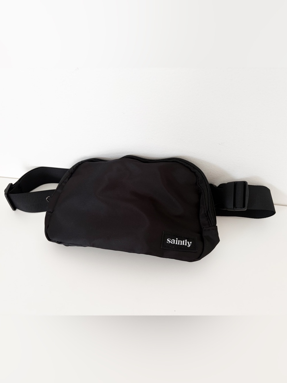 Black Adjustable Belt Bag - Saintly